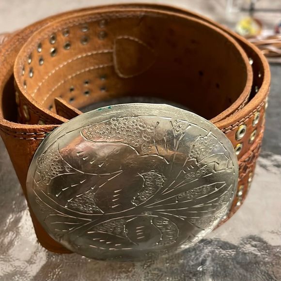 Accessories - 𝅺BOHO Wide Leather Belt